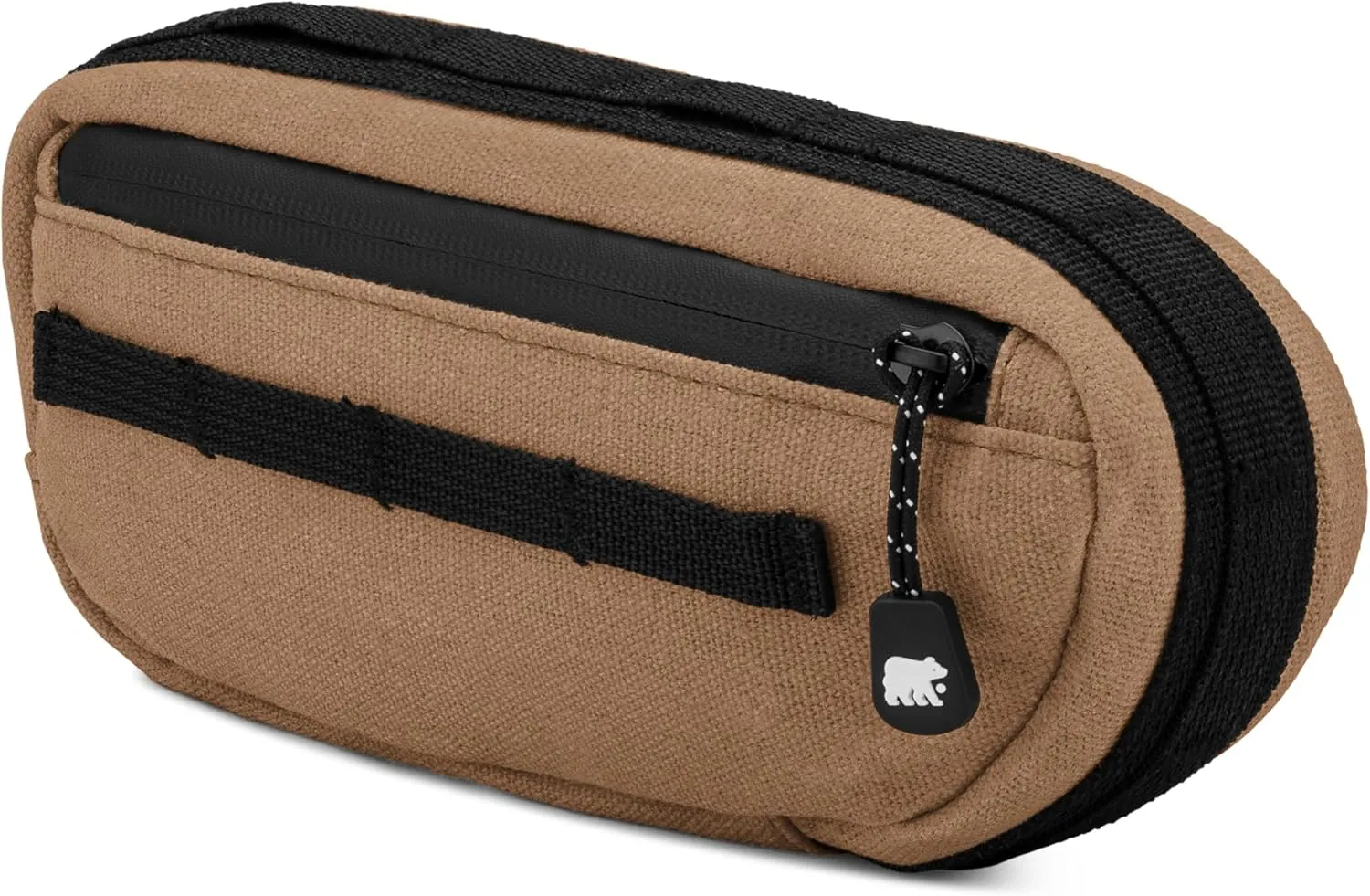 Waxed Canvas Frame Bag  Waterproof Zippers, Dual Storage Compartments, Adjustable Straps  Fits All Frame Sizes, Perfect for Cycling, Commuting, and Adventure Rides (Brown)