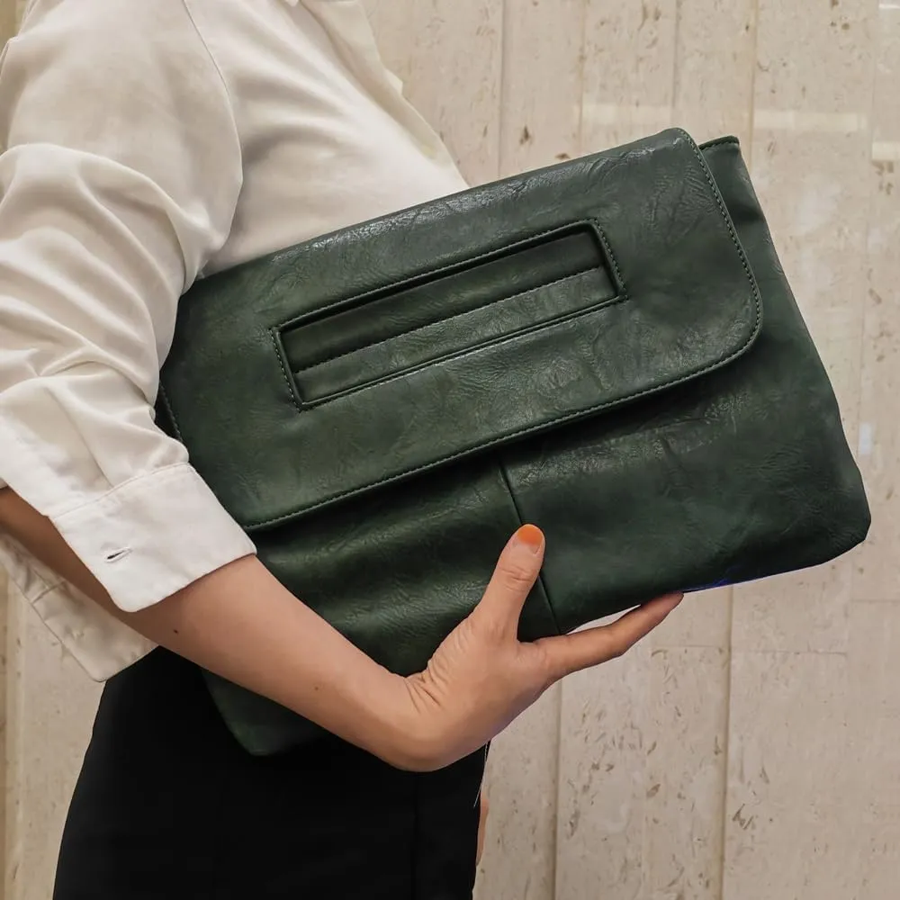 Women Handbags PU Leather Female Clutch Handbag Messenger Bag Large Solid High Capacity