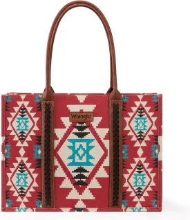 Wrangler Tote Bag for Women Western Purse and Aztec Satchel Handbag