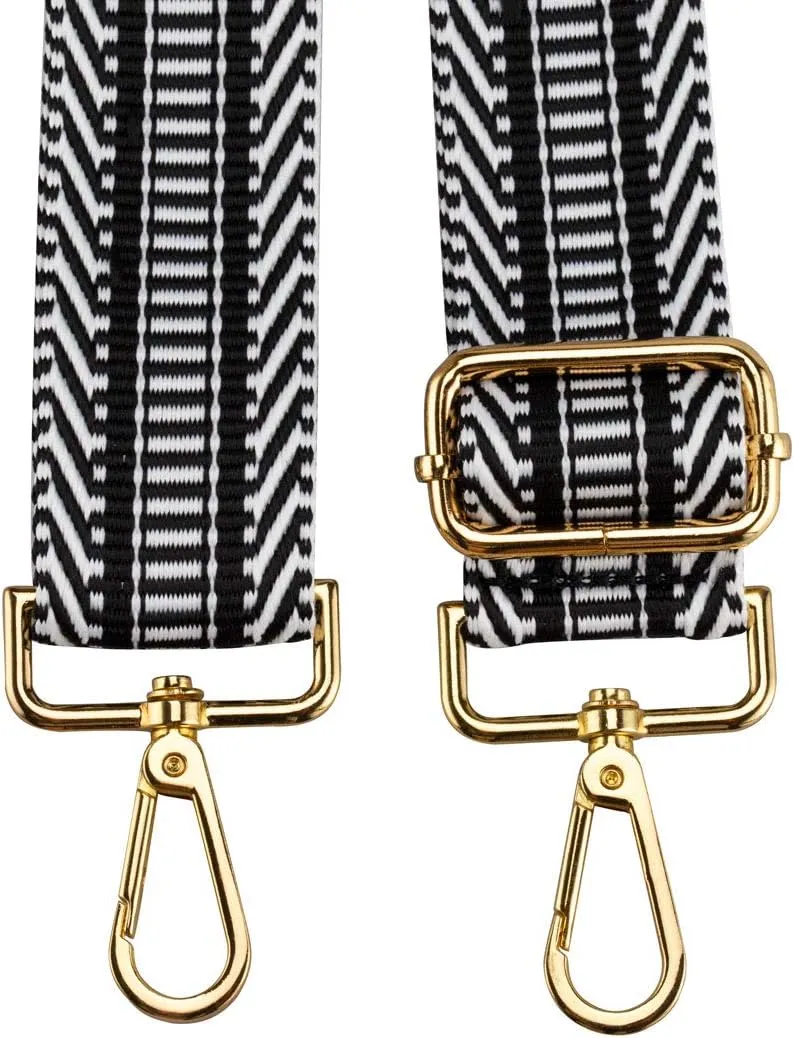 ZANQANO Purse Strap Replacement Crossbody Bag Women Wide Adjustable Jacquard Woven Handbag Straps